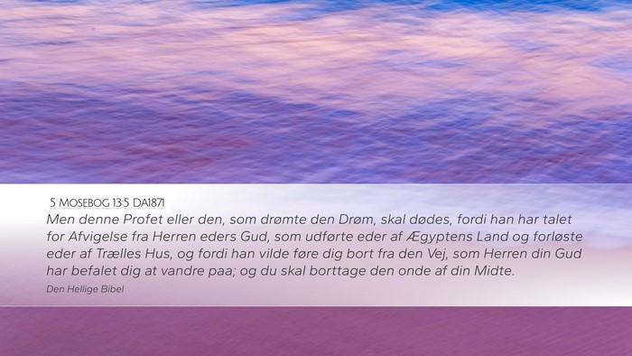 5 Mosebog 13:5 DA1871 Bible Verse Image