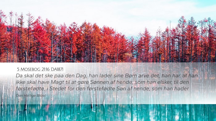 5 Mosebog 21:16 DA1871 Bible Verse Image