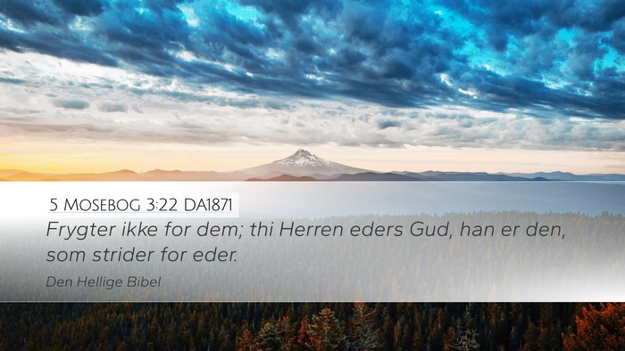 5 Mosebog 3:22 DA1871 Bible Verse Image