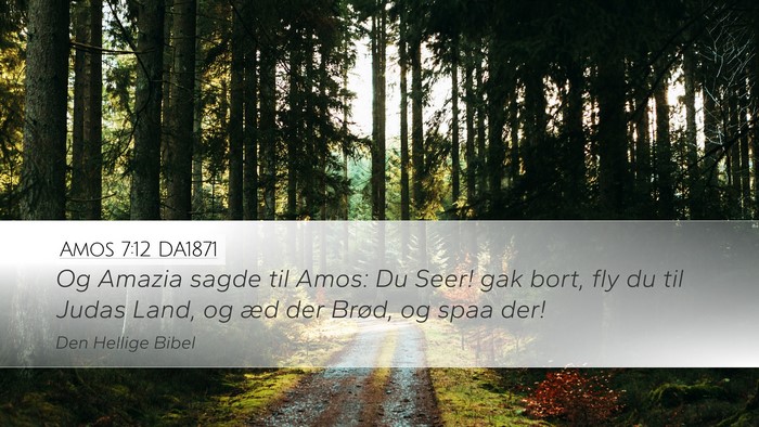 Amos 7:12 DA1871 Bible Verse Image