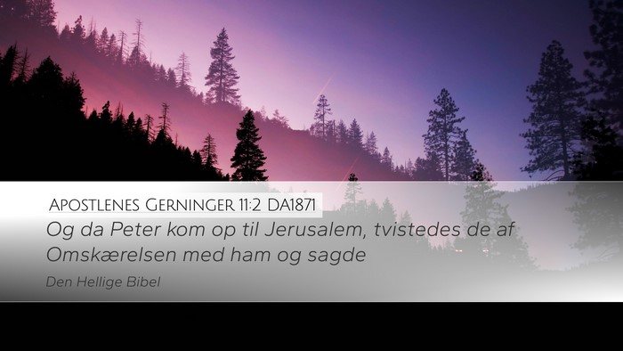 Apostlenes Gerninger 11:2 DA1871 Bible Verse Image
