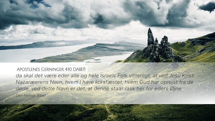 Apostlenes Gerninger 4:10 DA1871 Bible Verse Image