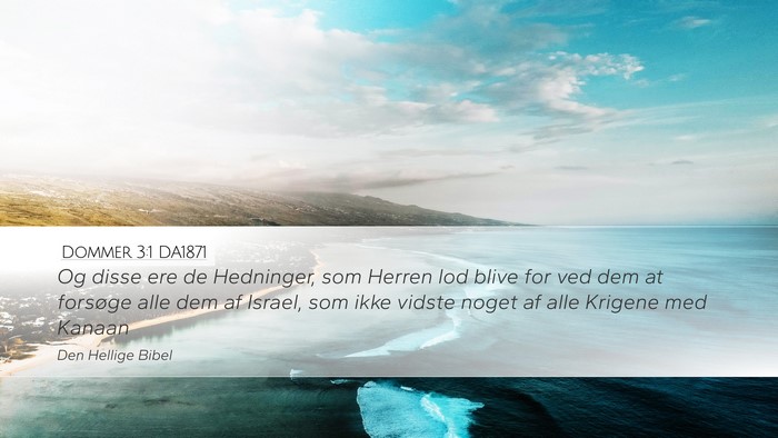 Dommer 3:1 DA1871 Bible Verse Image