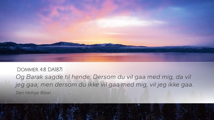 Dommer 4:8 DA1871 Bible Verse Image