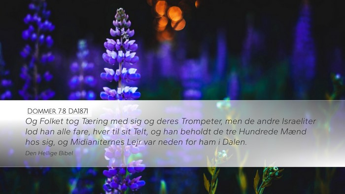 Dommer 7:8 DA1871 Bible Verse Image
