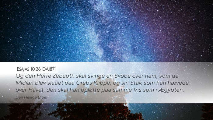 Esajas 10:26 DA1871 Bible Verse Image