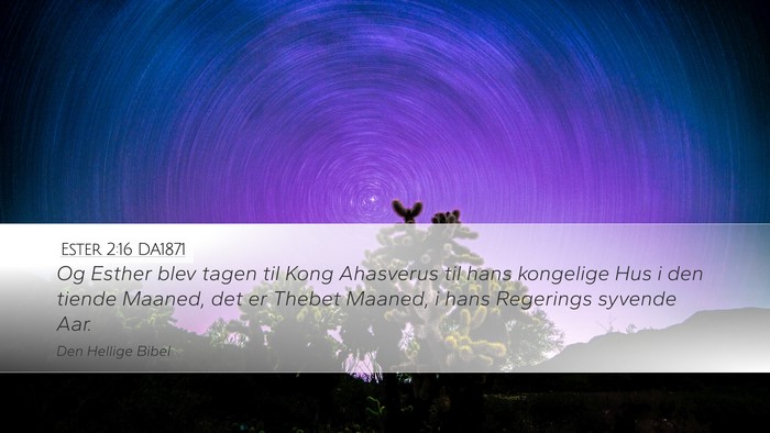 Ester 2:16 DA1871 Bible Verse Image