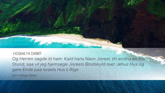 Hoseas 1:4 DA1871 Bible Verse Image