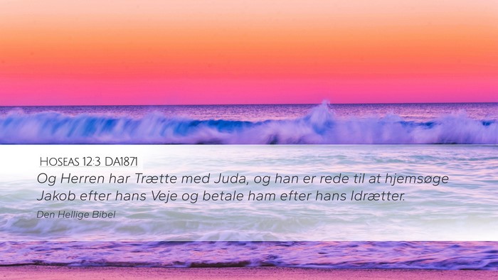 Hoseas 12:3 DA1871 Bible Verse Image