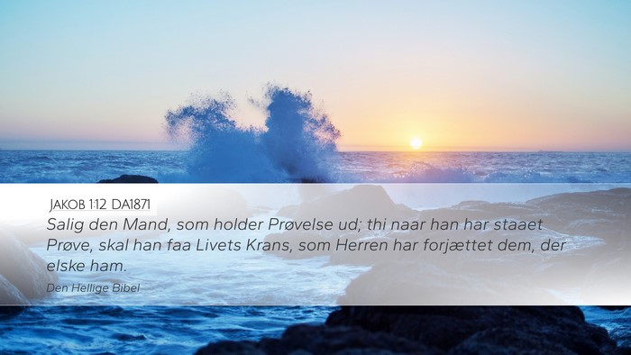 Jakob 1:12 DA1871 Bible Verse Image