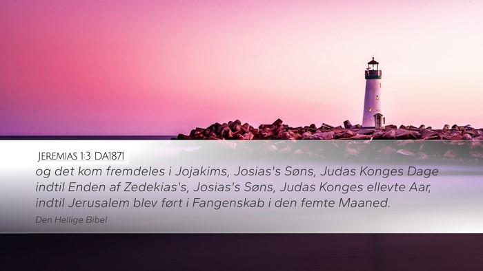 Jeremias 1:3 DA1871 Bible Verse Image