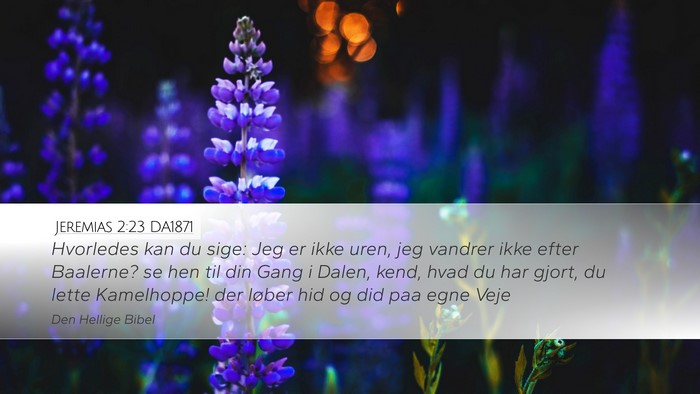 Jeremias 2:23 DA1871 Bible Verse Image