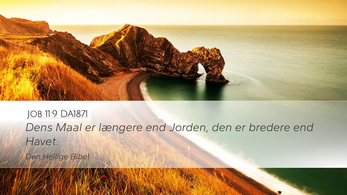 Job 11:9 DA1871 Bible Verse Image