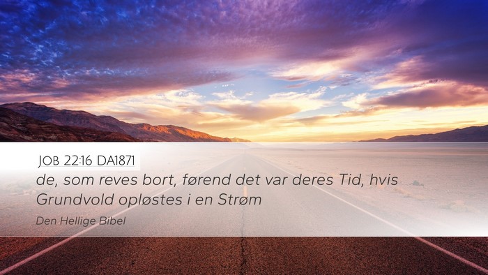 Job 22:16 DA1871 Bible Verse Image