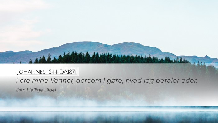 Johannes 15:14 DA1871 Bible Verse Image
