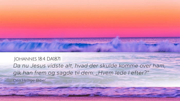 Johannes 18:4 DA1871 Bible Verse Image