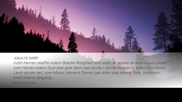 Josua 1:15 DA1871 Bible Verse Image