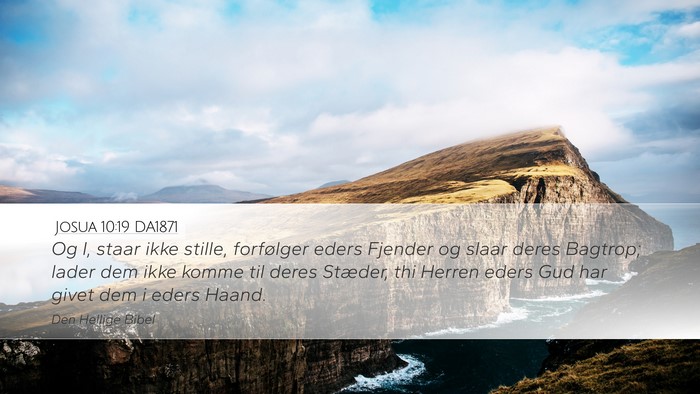 Josua 10:19 DA1871 Bible Verse Image