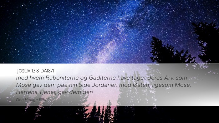 Josua 13:8 DA1871 Bible Verse Image