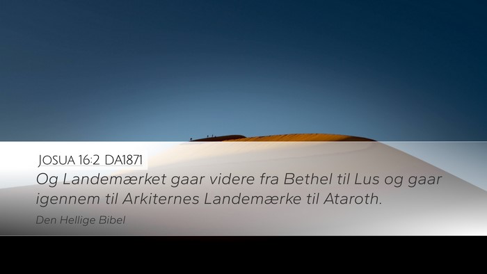 Josua 16:2 DA1871 Bible Verse Image