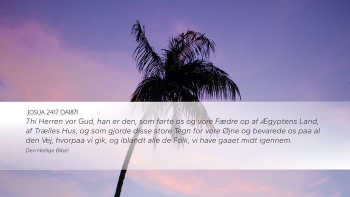 Josua 24:17 DA1871 Bible Verse Image