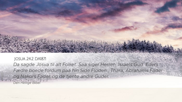 Josua 24:2 DA1871 Bible Verse Image