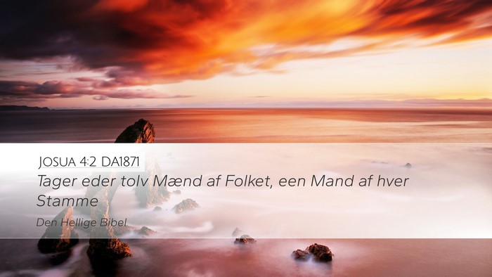 Josua 4:2 DA1871 Bible Verse Image