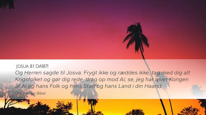 Josua 8:1 DA1871 Bible Verse Image
