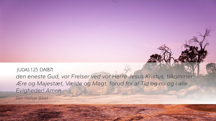 Judas 1:25 DA1871 Bible Verse Image