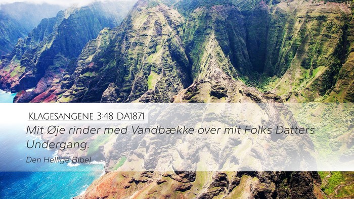 Klagesangene 3:48 DA1871 Bible Verse Image