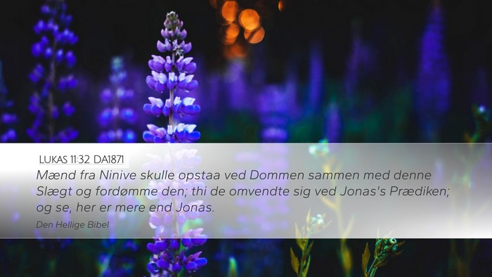 Lukas 11:32 DA1871 Bible Verse Image