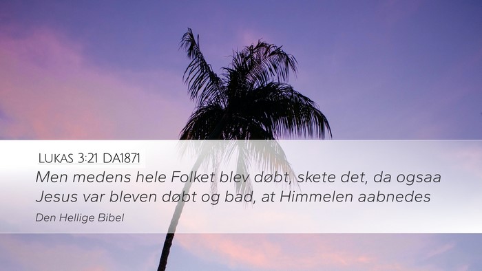 Lukas 3:21 DA1871 Bible Verse Image