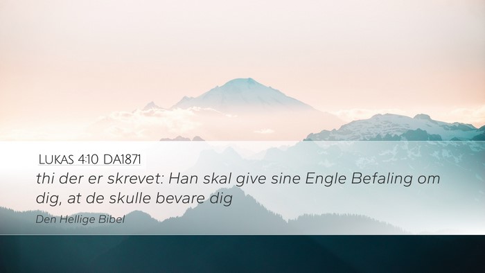 Lukas 4:10 DA1871 Bible Verse Image