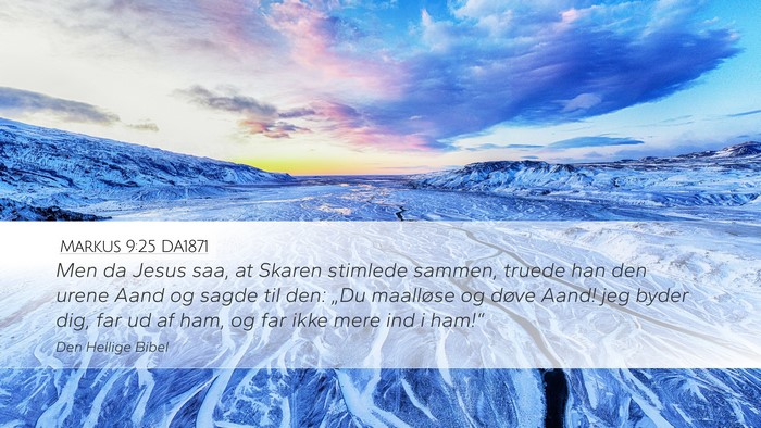 Markus 9:25 DA1871 Bible Verse Image