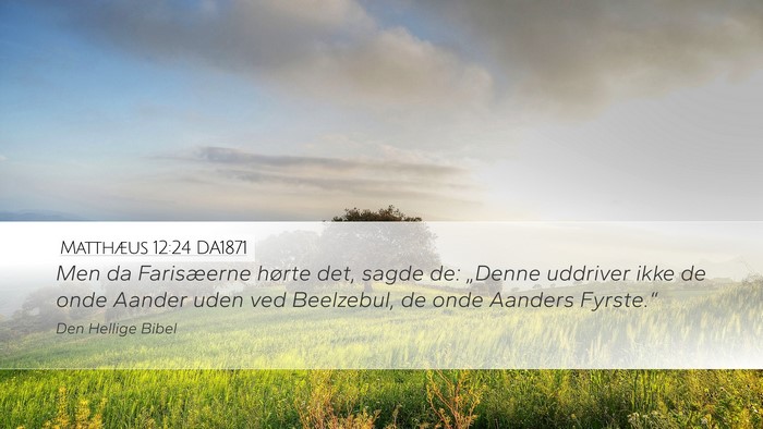 Matthæus 12:24 DA1871 Bible Verse Image