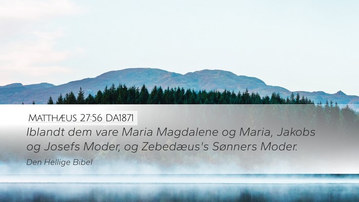 Matthæus 27:56 DA1871 Bible Verse Image
