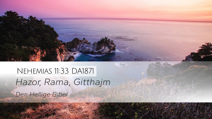 Nehemias 11:33 DA1871 Bible Verse Image