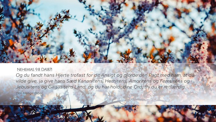Nehemias 9:8 DA1871 Bible Verse Image