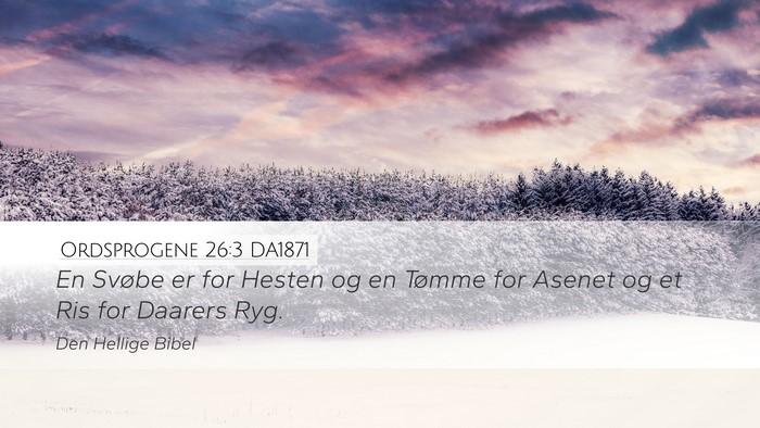 Ordsprogene 26:3 DA1871 Bible Verse Image