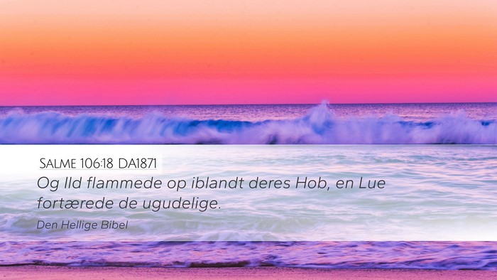 Salme 106:18 DA1871 Bible Verse Image