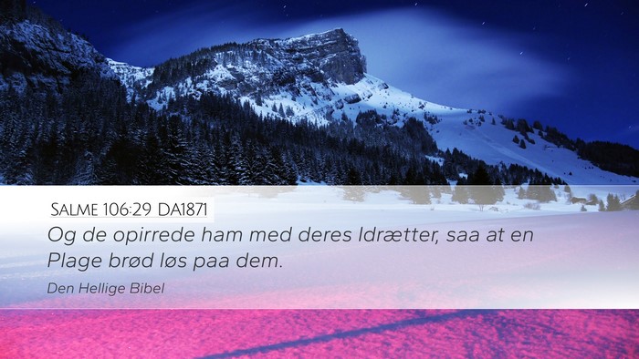 Salme 106:29 DA1871 Bible Verse Image