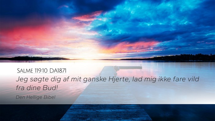 Salme 119:10 DA1871 Bible Verse Image