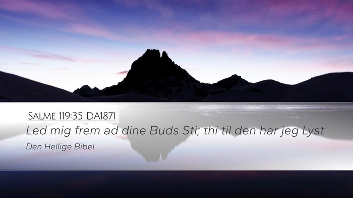 Salme 119:35 DA1871 Bible Verse Image