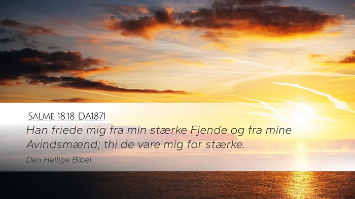 Salme 18:18 DA1871 Bible Verse Image