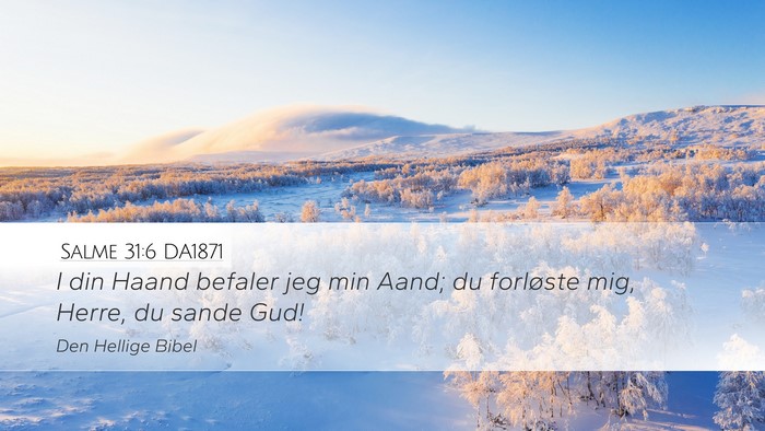 Salme 31:6 DA1871 Bible Verse Image