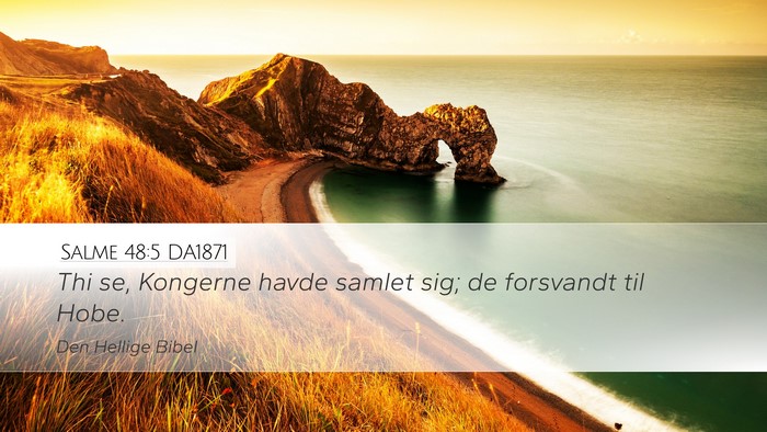Salme 48:5 DA1871 Bible Verse Image