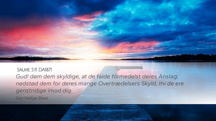 Salme 5:11 DA1871 Bible Verse Image