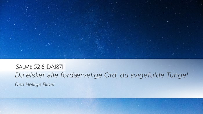 Salme 52:6 DA1871 Bible Verse Image