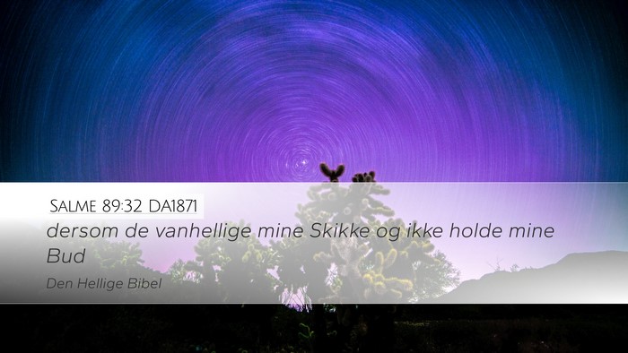 Salme 89:32 DA1871 Bible Verse Image