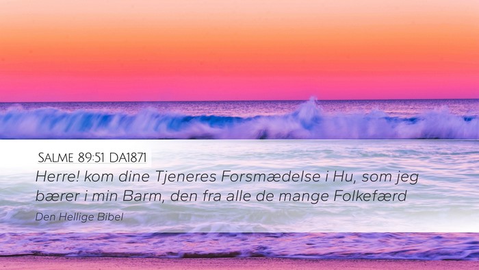 Salme 89:51 DA1871 Bible Verse Image